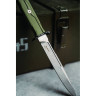 Нож MR.BLADE LESHIY (Elastron OD, AUS-8 SW) с серрейтором OD-SERR